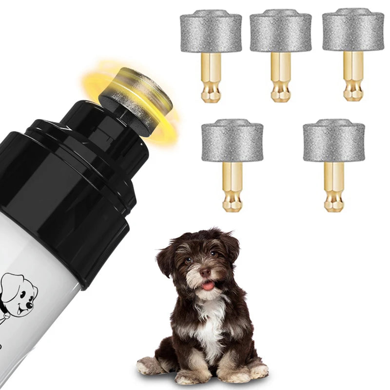 5pcs/3pcs Dogs Electric Nail Polisher Wheel Replacement Grinding Head Pet Nail Grinder Head Trimmer Clipper Pet Paws Grooming