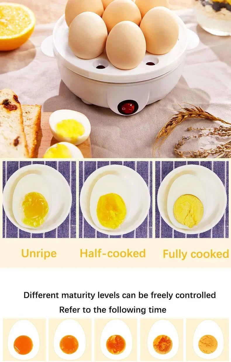 220V Multifunctional Electric Egg Boiler Double Layers Egg Cooker Mini Steamer Poacher Kitchen Cooking Breakfast Machine