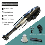 120W Portable Car Vacuum Cleaner USB Charging Handheld Cordless Vacuum Cleaner Powerful Suction for Auto/Home/Office/Pet Hair