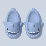 Summer Adults Shark Slippers Kids Cartoon Sandals Men Shark Slides Women Beach Flip Flops Couple Home Anti-skid Flat 2024 Shoes