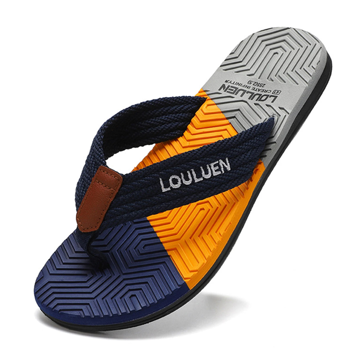 2024 New Fashion Man Flip Flops Outdoor Summer Beach Slippers for Men Casual Flip Flops Non-Slip Shoes Slippers Male