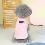 Soft Coral Fleece Pet Clothes Warm Dog Vest Coat Cute Puppy Sweater Cat Apparel For Chihuahua Yorkie Terrier Shih Tzu Pet Outfit