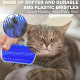 Cat Self Groomer With Catnip Soft Cats Wall Corner Massage Cat Comb Brush Rubs The Face With A Tickling Comb Pet Grooming Supply