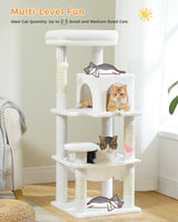 Multi-Level Cat Tree with Scratching Post Luxury Cat Tower with Condo House Cat Scratcher for Indoor Cat Accessories Pet Cat Toy