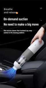 Car Vacuum Cleaner Rechargeable Handheld Vacuum Cleaner Car Home Dual Purpose Wireless Dust Catcher