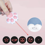 Pet Cat Laser Toys Rechargeable Multifunctional Cats Interactive Transform Pattern Kitten Training Laser Toy Dog Cat Accessories