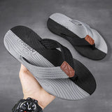 Jumpmore Shoes Men Flip Flops Fashion Mens Sandals Outdoor Soft Summer Slippers Size 39-45