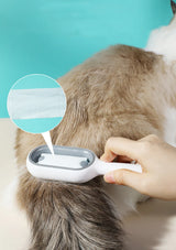 Double Sided Hair Removal Brushes for Cat Dog Pet Grooming Comb with Wipes Kitten Brush Cat Accessories Pet Products