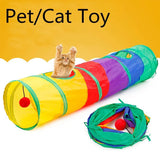 Cats Tunnel Foldable Pet Cat Toys Kitty Pet Training Interactive Fun Toy Tunnel Bored For Puppy Kitten Rabbit Play Tunnel Tube