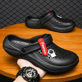 Unisex Sandals Lightweight EVA Casual Hole Shoes Mens Garden Comfortable Indoor Outdoor Clogs Summer Non Slip Beach Slippers