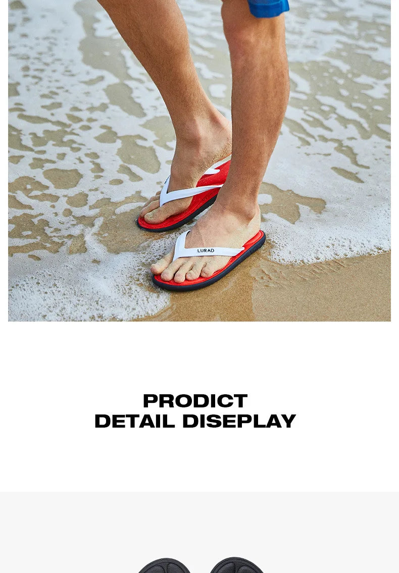 3D Memory Sponge PU Massage Men's Flip Flops Summer Antiskid Outdoor Sandal Clip Casual Beach House Rubber Soft Women Slippers