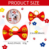 10/20/30PCS Pet Hair Accessories Bows Puppy  Grooming Bows Mix Colours Decorate Hair for Small Dog Hair Rubber Band Dog Supplier