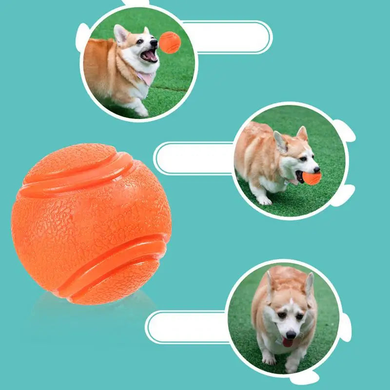 Bouncy Dog Ball Puppy Chew Toy Dog Chew Toy Interactive Dog Toy Floating Dog Ball Dog Water Toy Fetch Ball For Small Medium Dogs