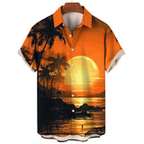 Summer Shirt Hawaiian Shirts For Men Beach Vacation Short Sleeve Tops Casual Men's Blouse Fashion Camisas De Hombre Clothing XL