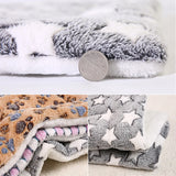 Washable Dog Bed Thickened Dog Mat Pet Cat Soft Fleece Pad Blanket Mat Cushion Home Bed Rug Keep Warm Pet Supplies cama perro