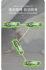 2PCS Pet Interactive Electric Bug Mice Cat Toy Electric Toothbrush Worm Micro-nano Worm Obstacle Automatic Flip Pet Cat Supply