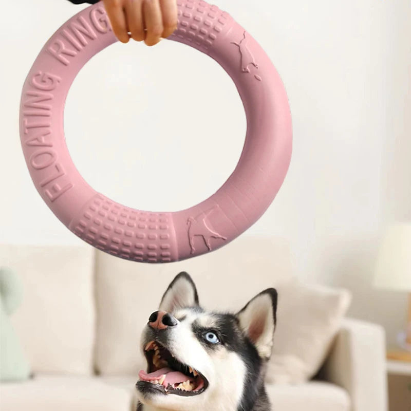 Dog Toy Training Ring Puller Puppy Flying Disk Anti-Bite Aggressive Chewing Interactive Toys Pet Supplies juguetes para perros