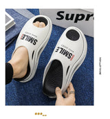 Thick Platform Bathroom Home Slippers men Fashion Soft Sole EVA Indoor Slides men's Sandals 2023 Summer Non-slip Flip Flops