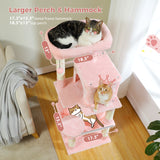 Multi-Level Cat Tree with Scratching Post Luxury Cat Tower with Condo House Cat Scratcher for Indoor Cat Accessories Pet Cat Toy