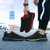 Summer Walking Shoes Casual Flats Sneakers Breathable Sport Athletic  Lightweight Men Shoe Lace Up Outdoor Running Sports Shoes