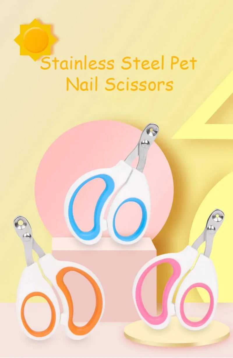 Professional Pet Nail Clipper Pet Nail Clipper Claw Hole Design Grooming Scissors for Small Dogs Cats Scissors Dog Accessories