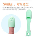 Soft Pet Finger Brush for Dog and Cat, Toothbrush for Tear Stains, Eye Care, Cleaning Grooming Tools