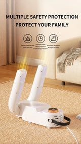 Electric Shoe Dryer Boot Warmer Shoe UV Foot Boot Dryer Eliminate Odor Fast Drying Boot Deodorizer Multifunction Socks Dryer