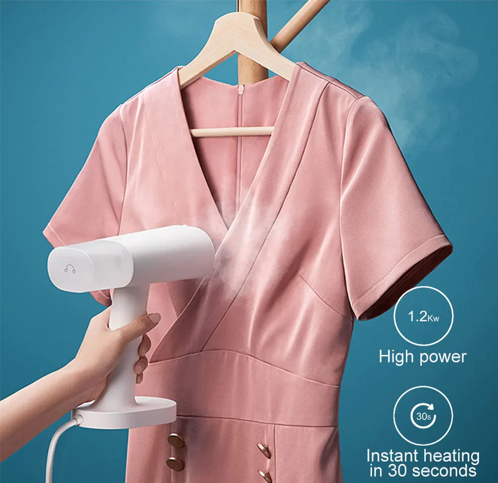 Original XIAOMI MIJIA Handheld Garment Steamer Iron Steam Cleaner for Cloth Home Electric Hanging Mite Removal Steamer Garment 2