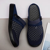 New Summer Women Men Sandals Mesh Breathable Padded Beach Flip Flops Shoes Solid Flat Bath Slippers Lighted Casual Shoes