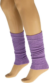 1 Pair - Cotton Leg Warmers Boot Socks Retro Style Knitted Retro Baggy Leg Warmer