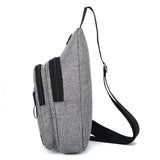 Men Women Sling Bag Chest Fanny Packs Cross Body Travel Sports Shoulder Backpack