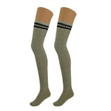 1 Pair - Thigh High Knitted Socks for Women over Knee Long Boot Socks