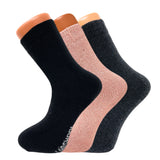 3 Pairs - Women Thermal Winter Socks Soft and Cozy Thick Casual Crew Wool Socks