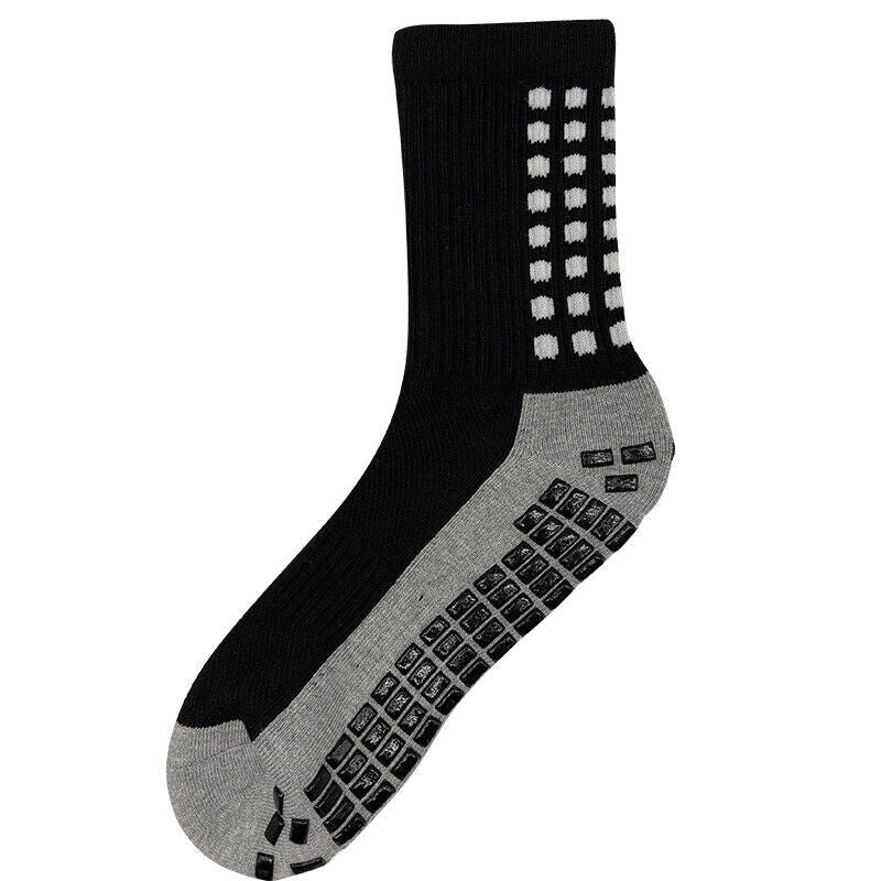 3 Pair Sport Socks anti Slip W/ Grip Soccer Men Football Basketball Sock Premium