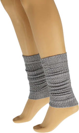 1 Pair - Cotton Leg Warmers Boot Socks Retro Style Knitted Retro Baggy Leg Warmer