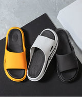 METASCH Fashionable Men Slippers Ins Summer Korean Version Outdoor Trend Non Slip Wear-resistant Beach Home Bathroom Sandals