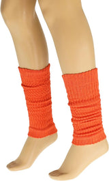 1 Pair - Cotton Leg Warmers Boot Socks Retro Style Knitted Retro Baggy Leg Warmer