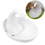 Feeding Water Flowing Fountain For Cat Dog Automatic Swan Pet Cat Water Dispenser