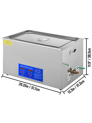 VEVOR 1.3L 2L 3L 6L 10L 15L 22L 30L Ultrasonic Cleaner Lave-Dishes Portable Washing Machine Diswasher Ultrasound Home Appliances